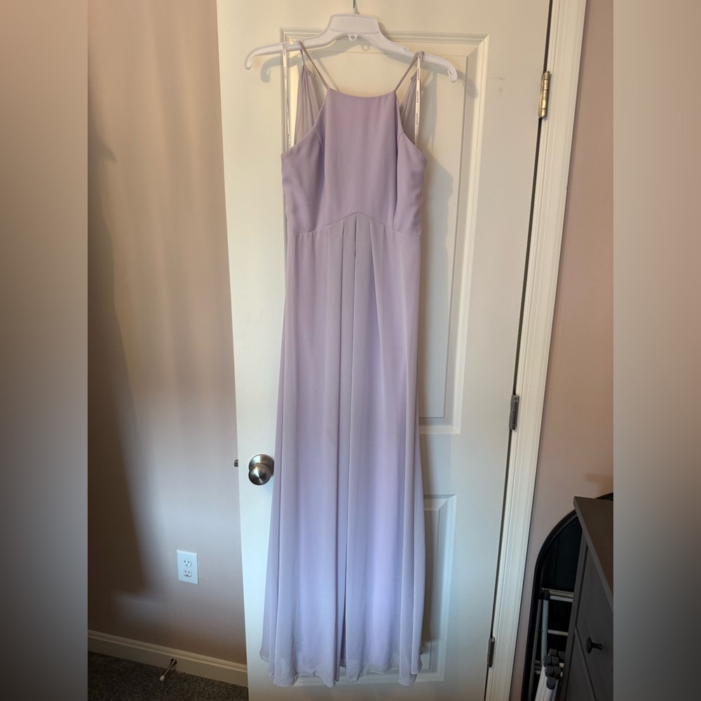Bill Levkoff Soft Lavender Maxi Dress